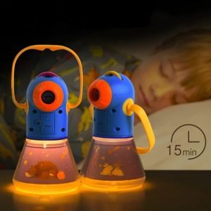 Portable Projector Light Torch Toy Tales Story Book Set