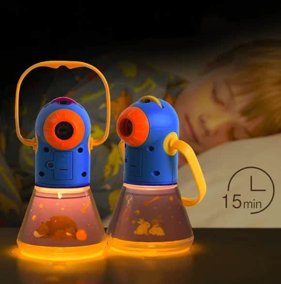 Portable Projector Light Torch Toy Tales Story Book Set