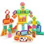 Wooden Building blocks with Bristle jacket