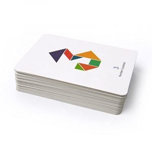 Wooden colorful Tangram Puzzle Game for Kids